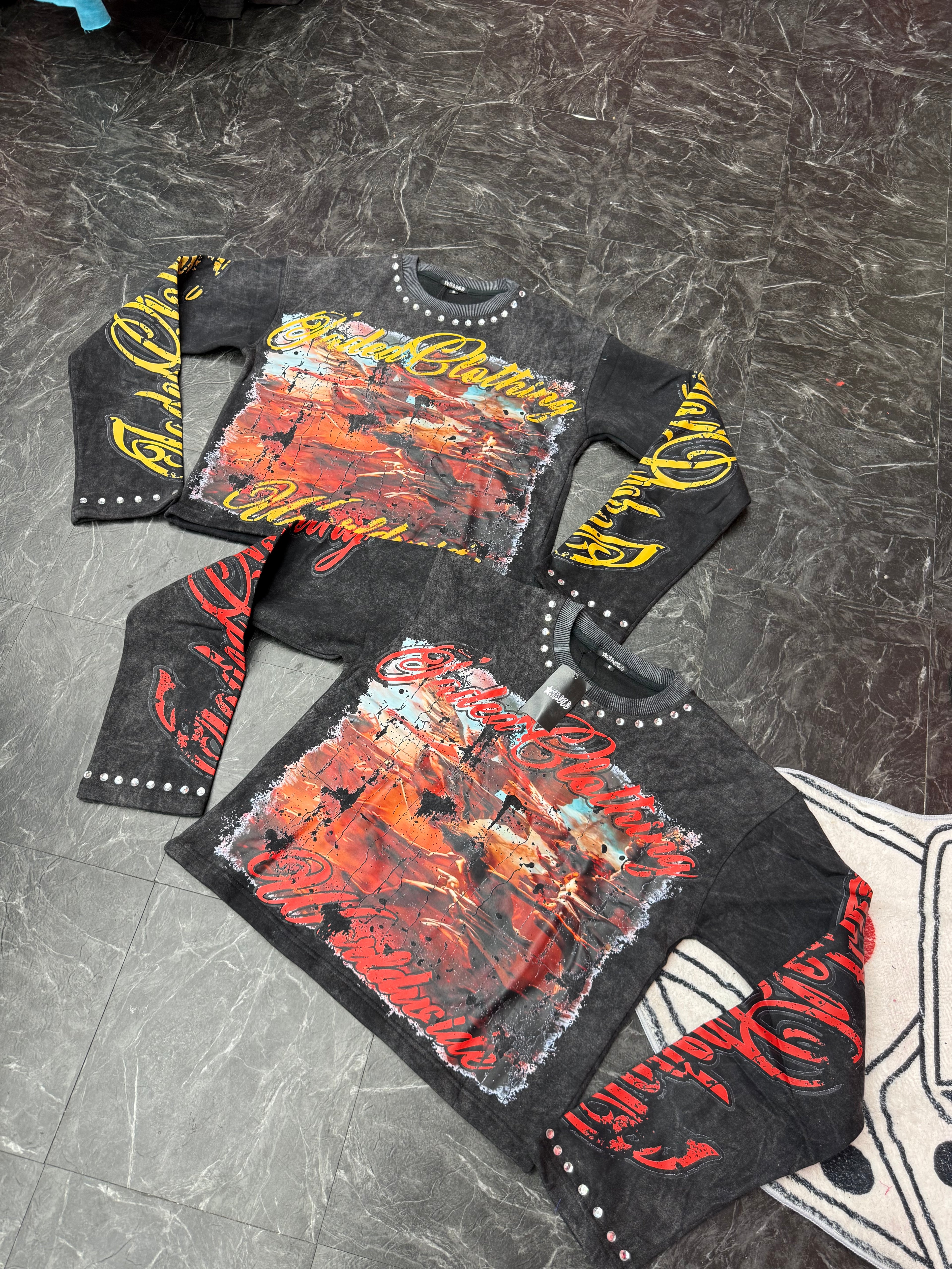 JADED ACID WASH LONG SLEEVE