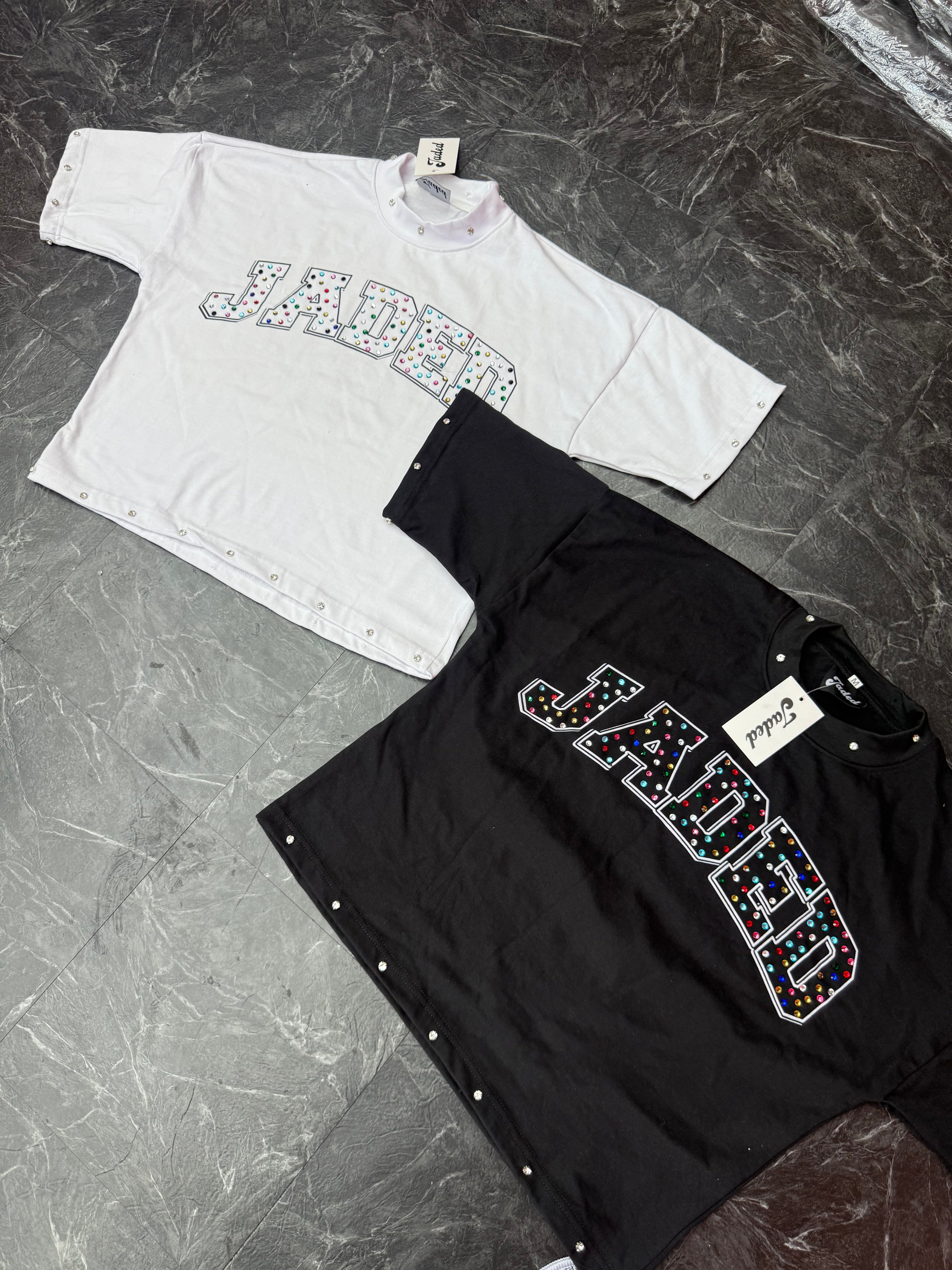 JADED RHINESTONE SHIRT